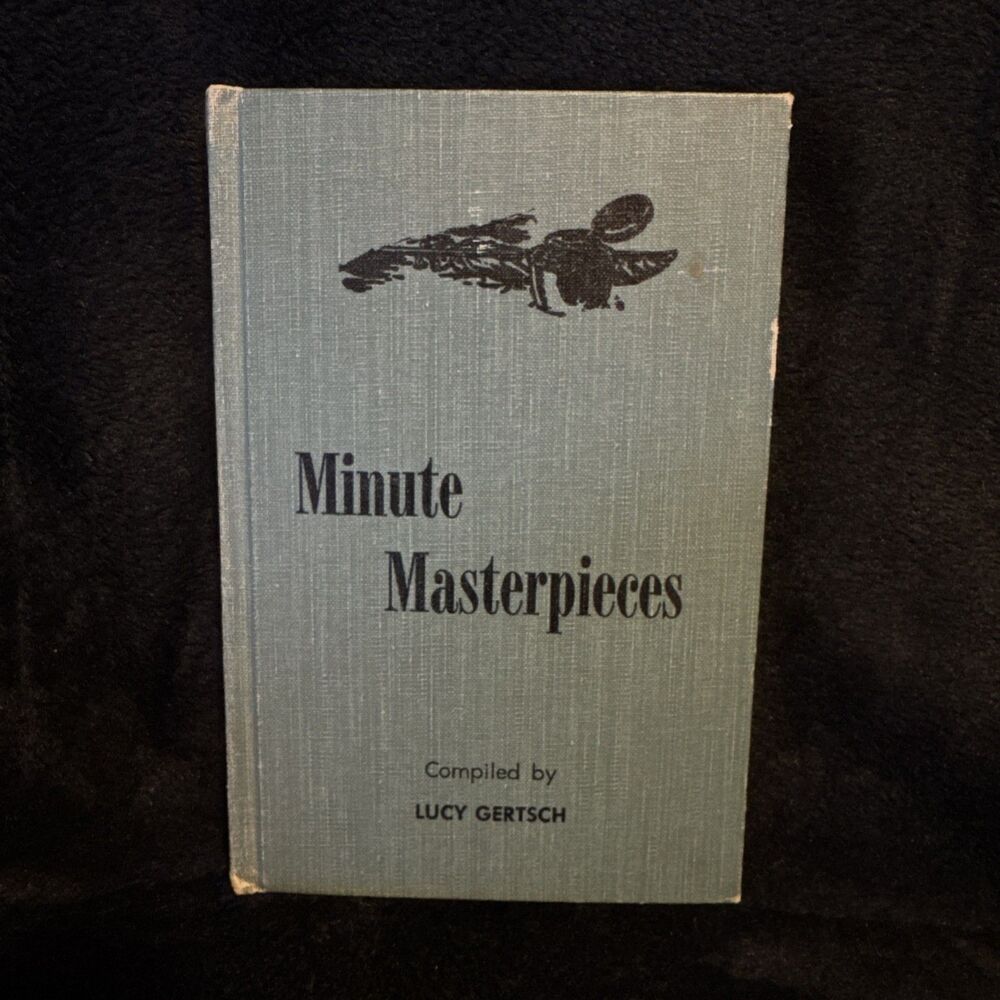 Vintage Bookcraft 1953 First Edition Minute Masterpieces Lucy Gertsch